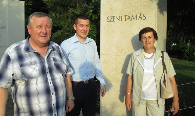 Szenttamási küldöttség járt Jánoshalmán, képek